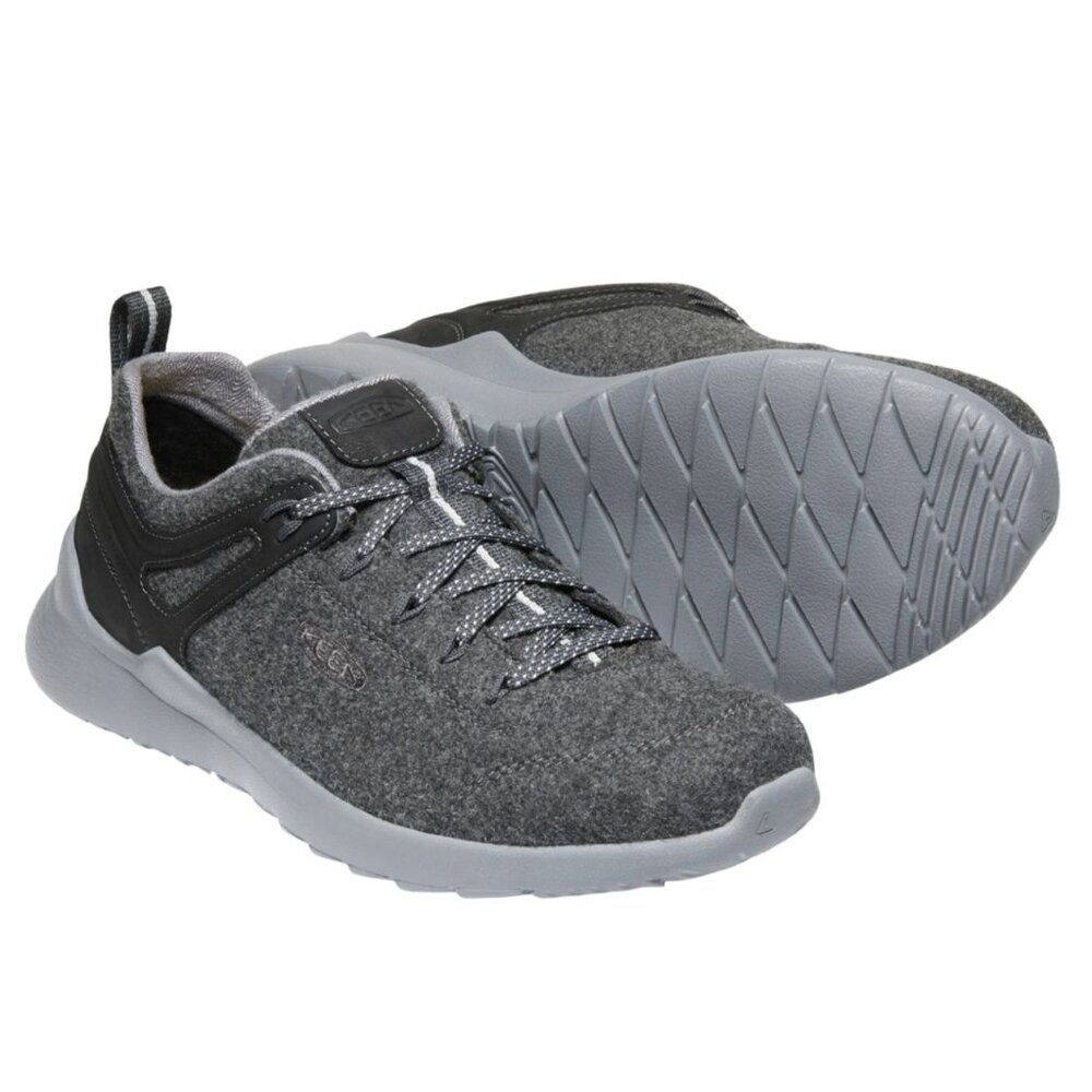NEW KEEN HigKEEN Highland Arway Shoes Men's 8.5 Wool Grey Felt Lace Up Sneakers